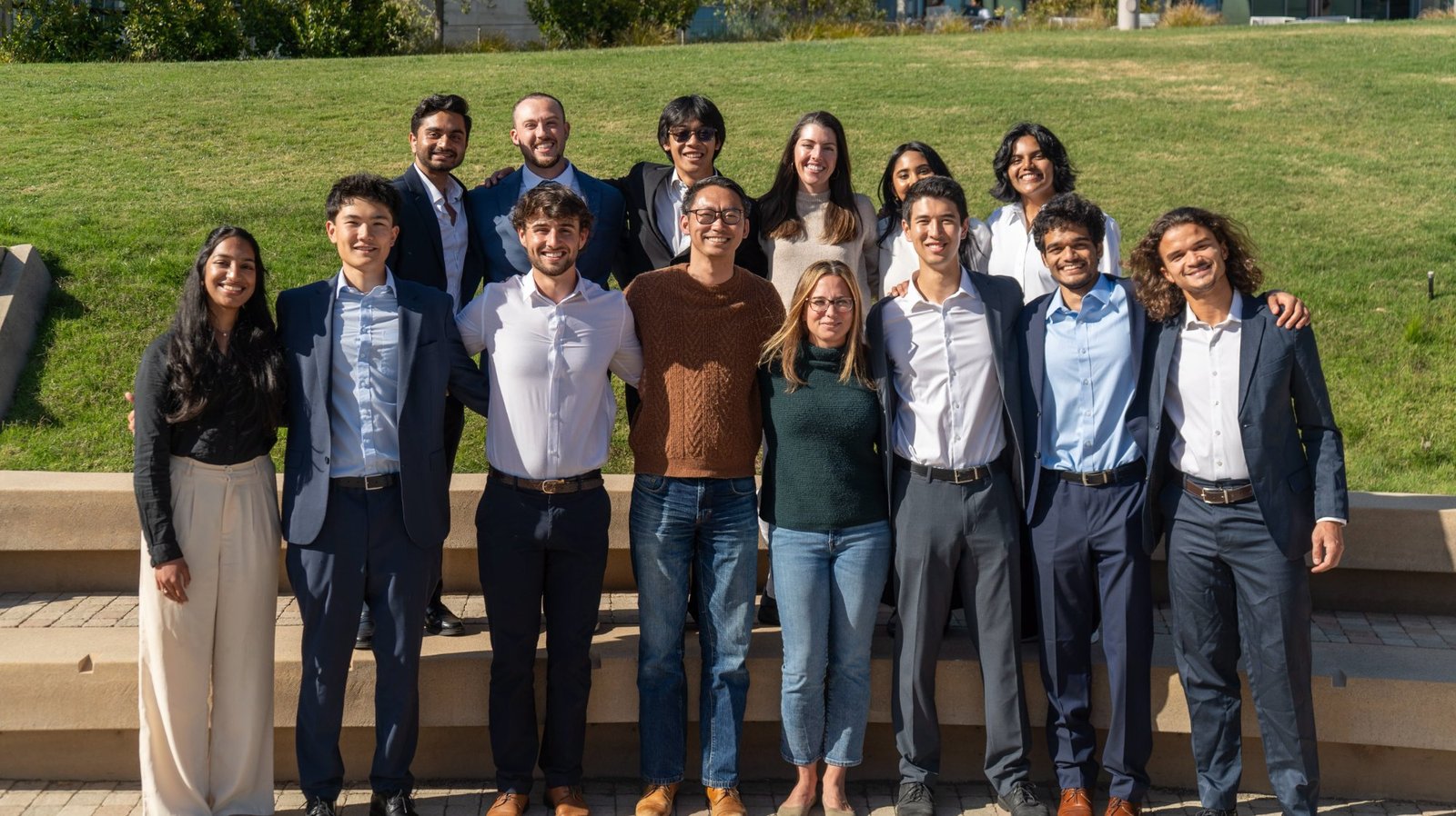 The inaugural Poseidon Fellows cohort with Shawn Xu and Elizabeth Lyons at UC San Diego